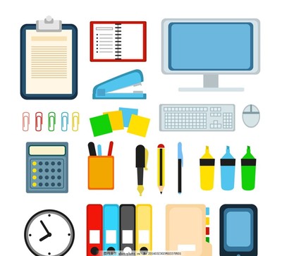 卡通辦公用品矢量素材的應(yīng)用與價(jià)值